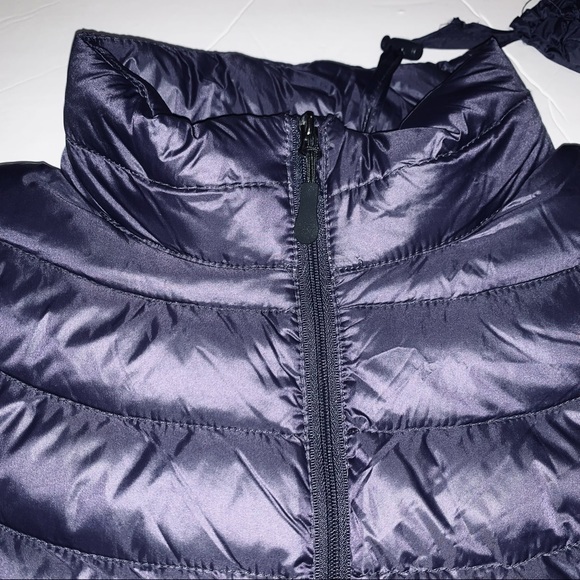 Max Therma size M dark blue Down blend insulated lightweight zip up puffy coat - Picture 4 of 15